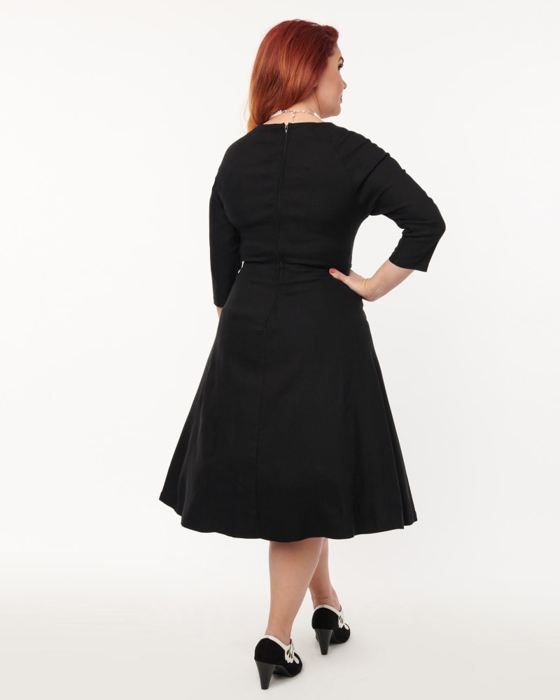 Unique vintage cheap black dress